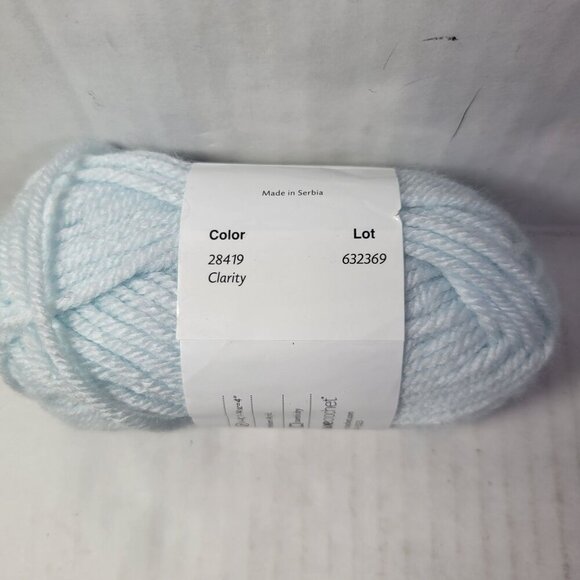 Lot of 10 Mini Skeins Knit Picks Brava Blue & Green Worsted Weight Yarn - Picture 4 of 16